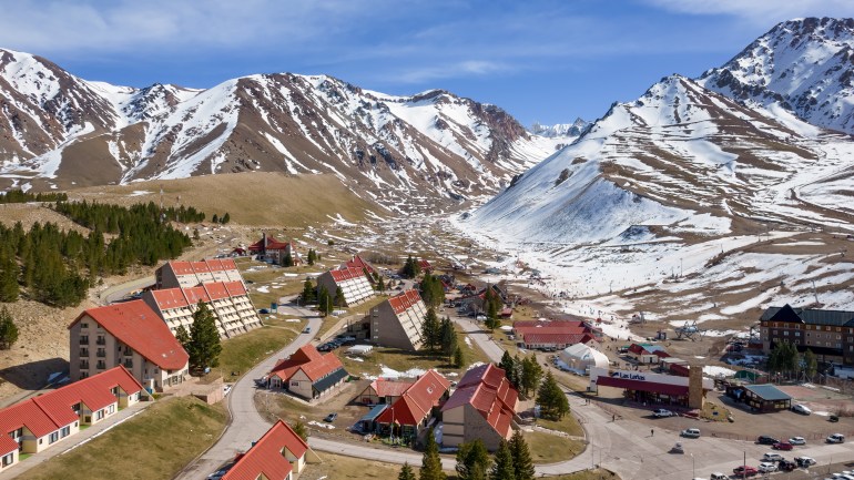 mendoza، الأرجنتين، 15 أغسطس 2023. مركز السماء، لاس ليناس، ميندوزا، الأرجنتين.