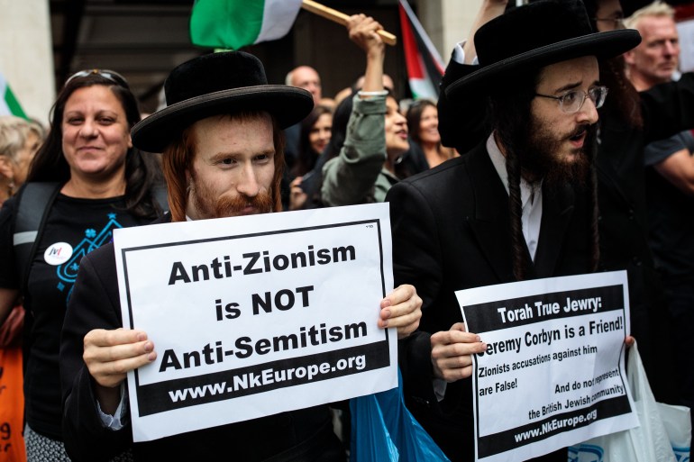 mass lobby of labour's national executive committee as they decide new anti-semitism definition