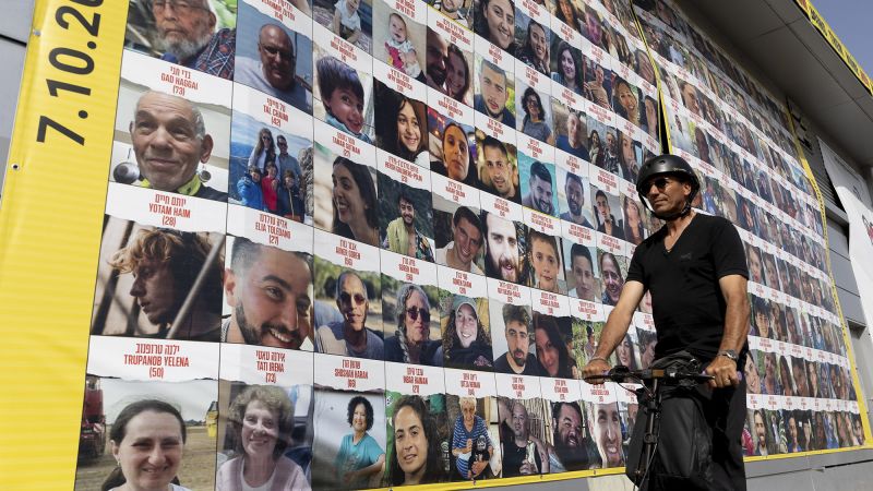 Israel says eight of the remaining hostages to be released by Hamas in phase one of deal are dead