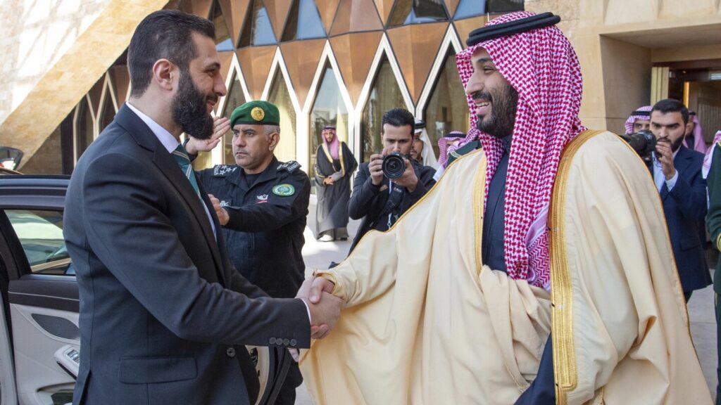 Syria’s interim president visits Saudi Arabia on first trip abroad, likely a signal to Iran